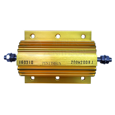 200W aluminiowe rezystory obciążeniowe w obudowie z drutu aluminiowego do ładowania kondensatora