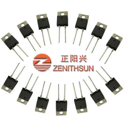 Rezystor 100 Ohm 50 W 1% 100PPM Gruba folia o dużej mocy przez otwór