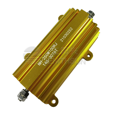 Rezystor w obudowie aluminiowej o mocy 250 W, nawinięty na drut do hamowania