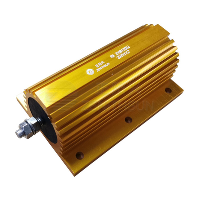 Rezystor w obudowie aluminiowej o mocy 250 W, nawinięty na drut do hamowania